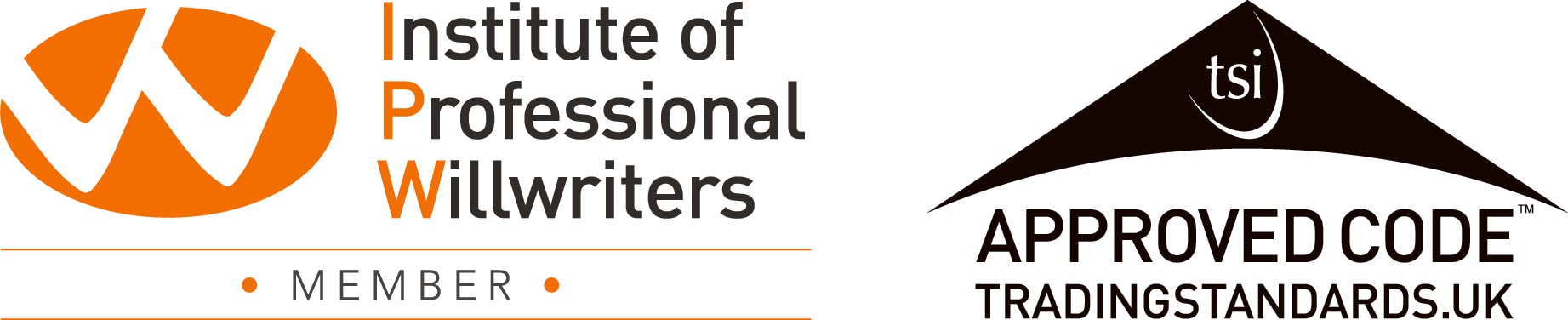 Institute of Professional Willwriters member and Trading Standards Approved Code